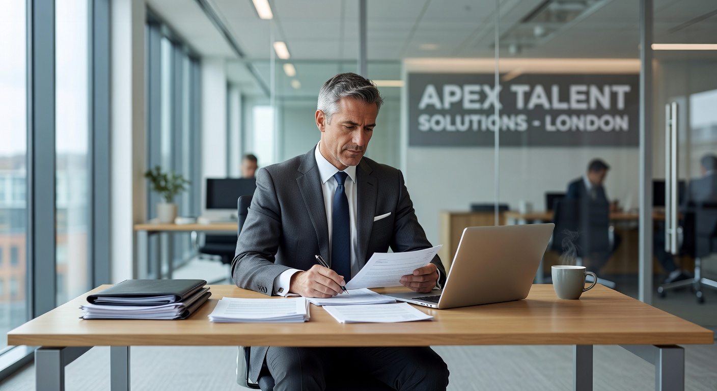 Employer reviewing candidates